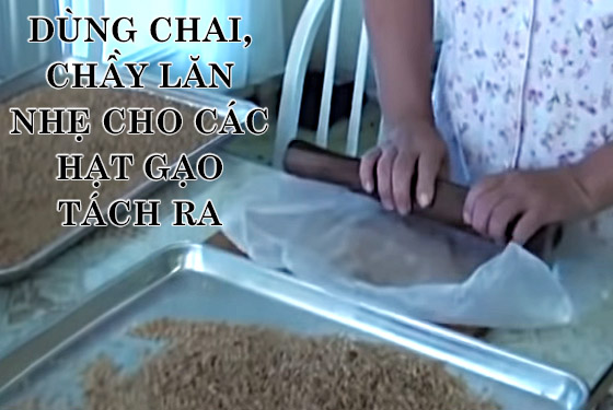 Bí quyết tự làm gạo lứt rang ăn liền thơm ngon